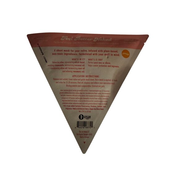 Muff Masque Hydrating Sheet Mask For Intimate Skin Infused Plant-Based - Picture 2 of 2